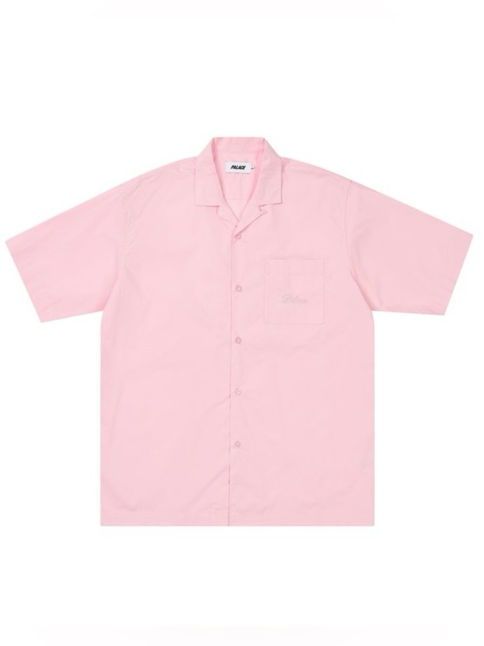 Palace "Lucky P" Pink Shirt Horseshoes Logo Button Up Shirt Size XL Embroidered